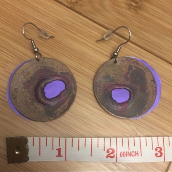 Earthy Handmade Earrings - Picture 2 of 4